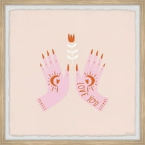 Marmont Hill Lovers Hand Framed Painting Print