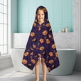 thumbnail image 6 of Halloween Treats Pattern Hooded Bath Towel，50"x30" for Ages 3 To 12 Kids, Quick Dry Lightweight Soft Microfiber Hood Beach Towel Cover Up for Kids, 6 of 7