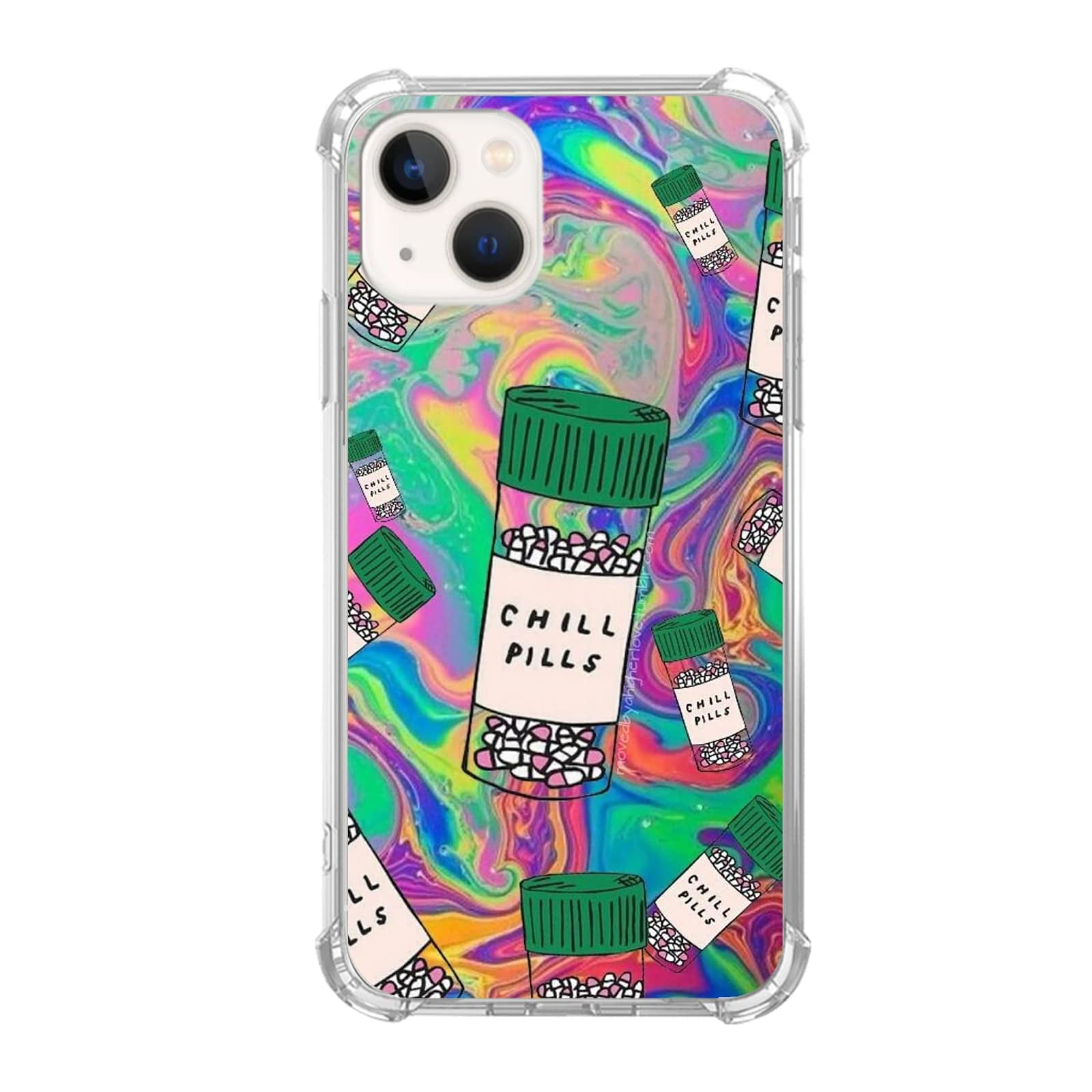 Chill Pills Case Compatible with iPhone 13,Aesthetic Art Design TPU Full Cover Shock-proof Case - Walmart.com Chill Pills Case Compatible with iPhone 13,Aesthetic Art Design TPU Full Cover Shock-proof Case - Walmart.com