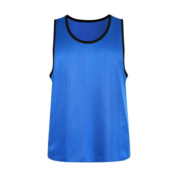 Little Kid Children Sleeveless Solid Vest Tops Casual Popularity Side Wide Fork Fitness Sports Garment Loose Vest Preschool Undershirts Tee Shirts Size 6 5t Boys Tees Kids 3-9 Years Blue