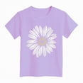 thumbnail image 4 of KPOPLK Girls Shirts Girls Cute Graphic Print Tshirt 3t 4t 5t 6t 7t 8t 9t Round Neck Short Sleeve Tee Summer Casual Tops Size 11-12 Years,Purple, 4 of 4