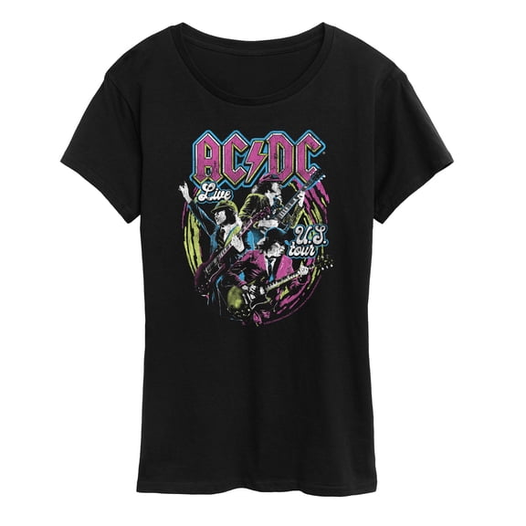 AC/DC - AC/DC Live - Women's Short Sleeve Graphic T-Shirt
