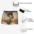 thumbnail image 3 of Yiaed Hiking Duck Print Men's Soft Cotton Boxer Shorts Breathable Boxers Underwear Moisture-Wicking Underwear Stretch Boxer Briefs for Man-Large, 3 of 5