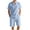 Light Blue, variant on Xzbqbs Mens 2 Pieces Linen Set Casual Henley Shirts Short Sleeve Matching Elastic Waist Drawstring Shorts Summer Beach Yoga Outfits