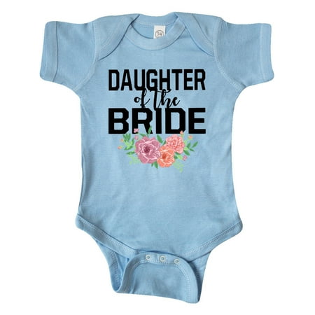 

Inktastic Daughter of The Bride with Flower Illustration Gift Baby Girl Bodysuit
