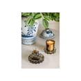 thumbnail image 4 of Alice Lane Bubble Glass Candle Dish - Large, Amber, 4 of 5