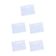 thumbnail image 3 of Kearding 10 piezas Práctico organizador de carpetas a prueba de agua para organización Almacenamiento portátil transparente blanco lechoso 18 Type2 NO2, 3 of 6