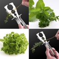 thumbnail image 2 of Herramienta peladora de hierbas de acero inoxidable con cremallera para hojas de hierbas, removedor de hojas de cilantro, pelador de hojas de verduras, despalillador de tomillo para el hogar, 2 of 5