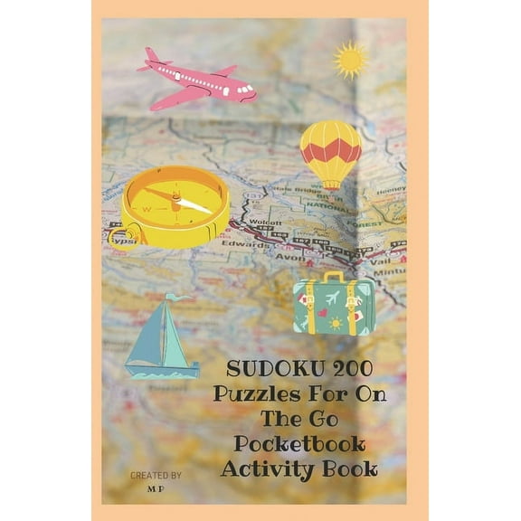 SUDOKU 200 Puzzles For On The Go Pocketbook Activity Book, (Paperback)