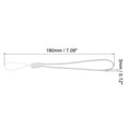thumbnail image 2 of Unique Bargains 18cm Portable Item Nylon Cord Lanyards Hand Wrist Strap String White 20 Pack, 2 of 6