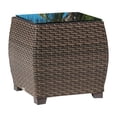 thumbnail image 2 of Hospitality Rattan Patio Fiji End Table with Glass, 2 of 2
