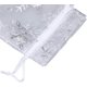 thumbnail image 4 of Bolsas de organza de copo de nieve para Navidad, 100 bolsas de regalo de organza blanca, bolsas de organza de 2.7 '' X 3.5 '' con cordón para Navidad, joyería de recuerdo de boda, 4 of 5