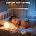 thumbnail image 7 of HIBIBUD Egg Night Light, Rechargeable Egg Light Baby Night Light with Stepless Dimming, Touch Control & 1 Hour Timer, Soft Baby Light for Nursery, 7 of 7