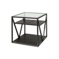 thumbnail image 2 of Arista Medium Gray Metal Framed End Table, 2 of 4