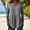 A307 Black, variant on Womens Linen Blouses V Neck Three Quarter Sleeve Plaid Checkered Peplum Top Classic Casual Loose Fit Tunic Shirts for Work Office Everyday Wear Fall Flowy Tops