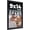 Black, variant on 9x14 Frame Black Real Wood Picture Frame Width 0.75 inches | Interior Frame Depth 0.5 inches |