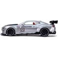 thumbnail image 3 of Jada 32300 2016 Chevrolet Camaro Widebody No.02 Bridgestone Silver Bigtime Muscle 1 by 24 Diecast Model Car(Selections May Vary), 3 of 5