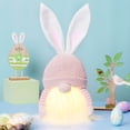 thumbnail image 1 of PVCS Décoration de Pâques Nain Sans Visage Ornements Lapin Poupée en Peluche Poupée Rudolph, 1 of 6