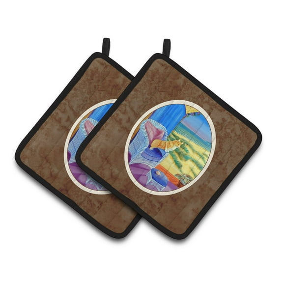 Corgi Pair of Pot Holders