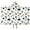 White Cow Lollipop, variant on White Cow Black Spot Couple Pattern Hooded Bath Towel,50"x30" for Ages 3 To 12 Kids, Quick Dry Lightweight Soft Microfiber Hood Beach Towel Cover Up for Kids