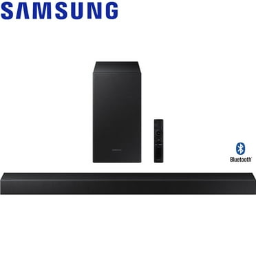 Samsung 170w 2 1ch Soundbar With Wireless Subwoofer Hw T410 Walmart Com