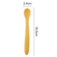 thumbnail image 6 of Sunjoy Tech Food Spoon Long-handled Silicone Baby Feeding Spoon Heat-resistant Soft Tip Infant Training Spoon for Kids, 6 of 7