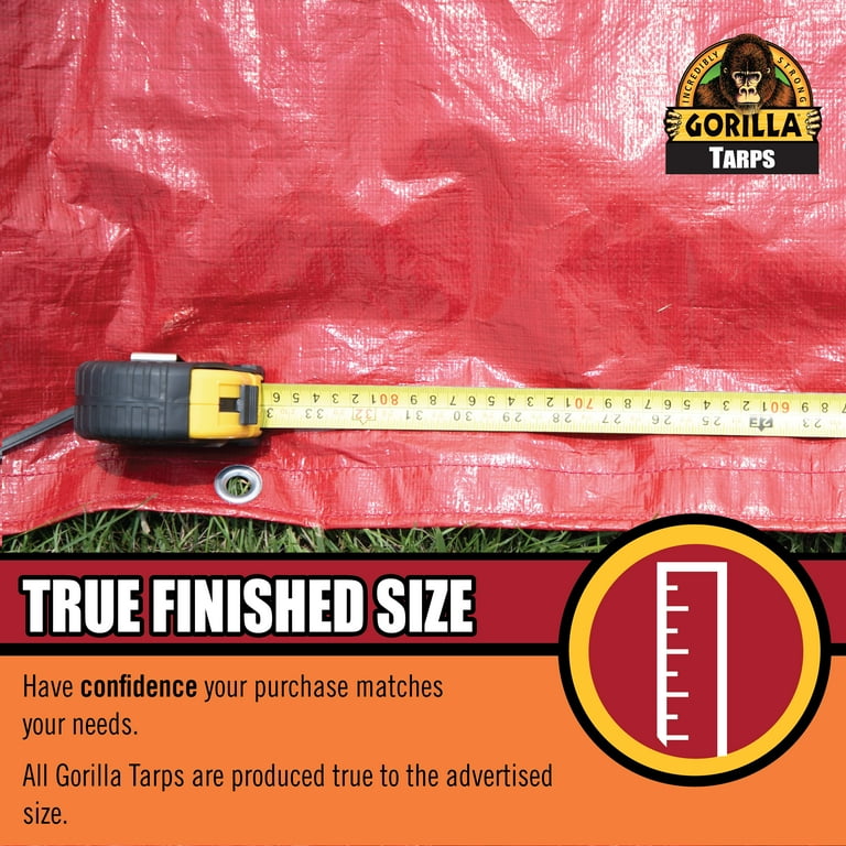 Gorilla Brand 12' X 16' Tough Tarp - Walmart.com