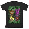 thumbnail image 2 of Five Nights at Freddy's Game Over Boy's Black Short Sleeve Tee-Medium, 2 of 3