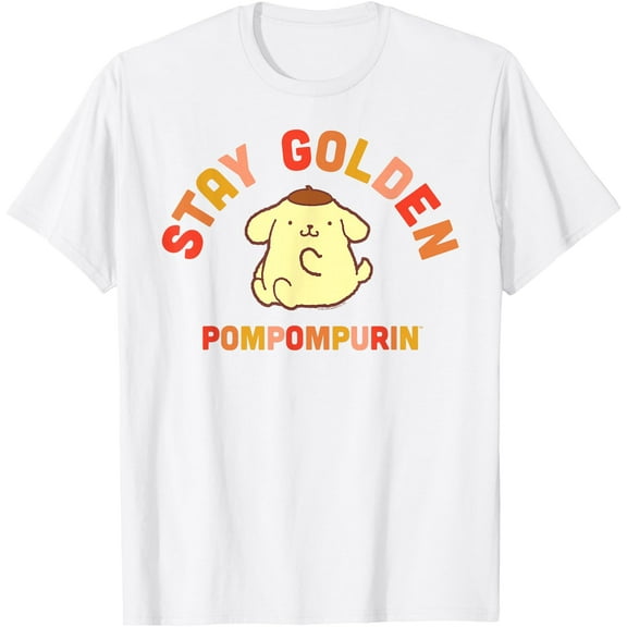 Pompompurin Stay Golden DTG Print Unisex T-Shirt