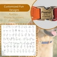 thumbnail image 5 of Personalized Dog Collars Custom with Name & Pattern Adjustable Nylon Leather Collar with Metal Buckle for Small Medium Large Dogs Engraved Phone Number Lightweight & Comfortable Scratch-Proof, 5 of 7