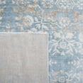thumbnail image 6 of SAFAVIEH Martha Stewart Isabella Willoughby Floral Area Rug, Denim Blue/Ivory, 6'7" x 6'7" Square, 6 of 10