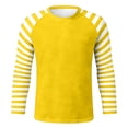 thumbnail image 4 of Striped Long Sleeve Crew Neck T-Shirt, Soft Cotton Spandex Basic Pullover for Daily Wear, 4 of 4