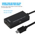 thumbnail image 3 of Mini Micro USB vers HDMI Adaptateur Câble Convertisseur Mâle vers Femelle Câble Adaptateur, 3 of 11