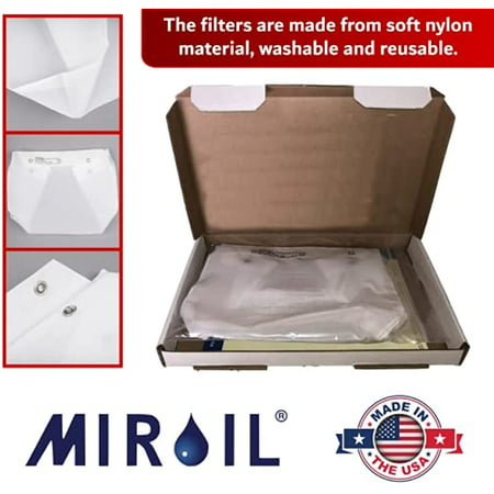 Rehou RB6PS EZ Flow Fryer Oil Filter Bag Part 12852 Bag Only No Frame included Use to Filter Fry Oil Suitable for 70 lb Polishing Oil Durable Easy to Clean with Hot Water
