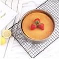 thumbnail image 3 of 4 Pcs Round Golden Cake Pan Carbon Steel Removable Bottom Cheesecake Pans(6&4 Inch), 3 of 6