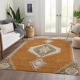 thumbnail image 6 of Addison Rugs Mayfield Premium Machine Washable Traditional Oriental Copper Rectangle Rug, 10' x 14', 6 of 6
