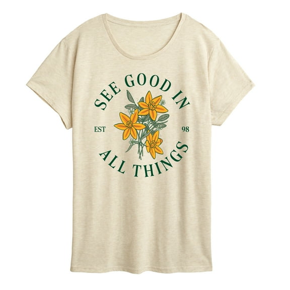 Instant Message - See Good In All Things - Women's Short Sleeve Graphic T-Shirt