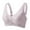 Purple, variant on Women's Comfortable Bras Solid Color Wireless Push Up Breathable Daily Bra Hot Weather