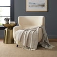 thumbnail image 4 of Martex Arcadia Enya All Ivory Throw Blanket, Soft, Cozy, Lightweight, 4 of 4