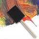thumbnail image 1 of For 50 pcs 2 inch foam sponge wood handle paint brush set great for acrylics stains varnishes crafts, 1 of 5