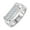 White Gold, variant on 1/4 Carat (ctw) Nick Set 6-Stone MensDiamond Wedding Band Ring in 14K Yellow Gold (Ring Size 14) (I1-I2 Clarity)