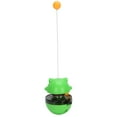 thumbnail image 1 of Food Leak Ball, Anti Damage Cats Pet Teaser Toys Exercise Hunting Ability Adjustable Interesting  For Pets Cats Green, 1 of 8