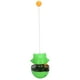 thumbnail image 5 of Dispensador de comida para gatos con fugas, ABS, rodante, pelota de entrenamiento, juguetes interactivos, verde, 5 of 14