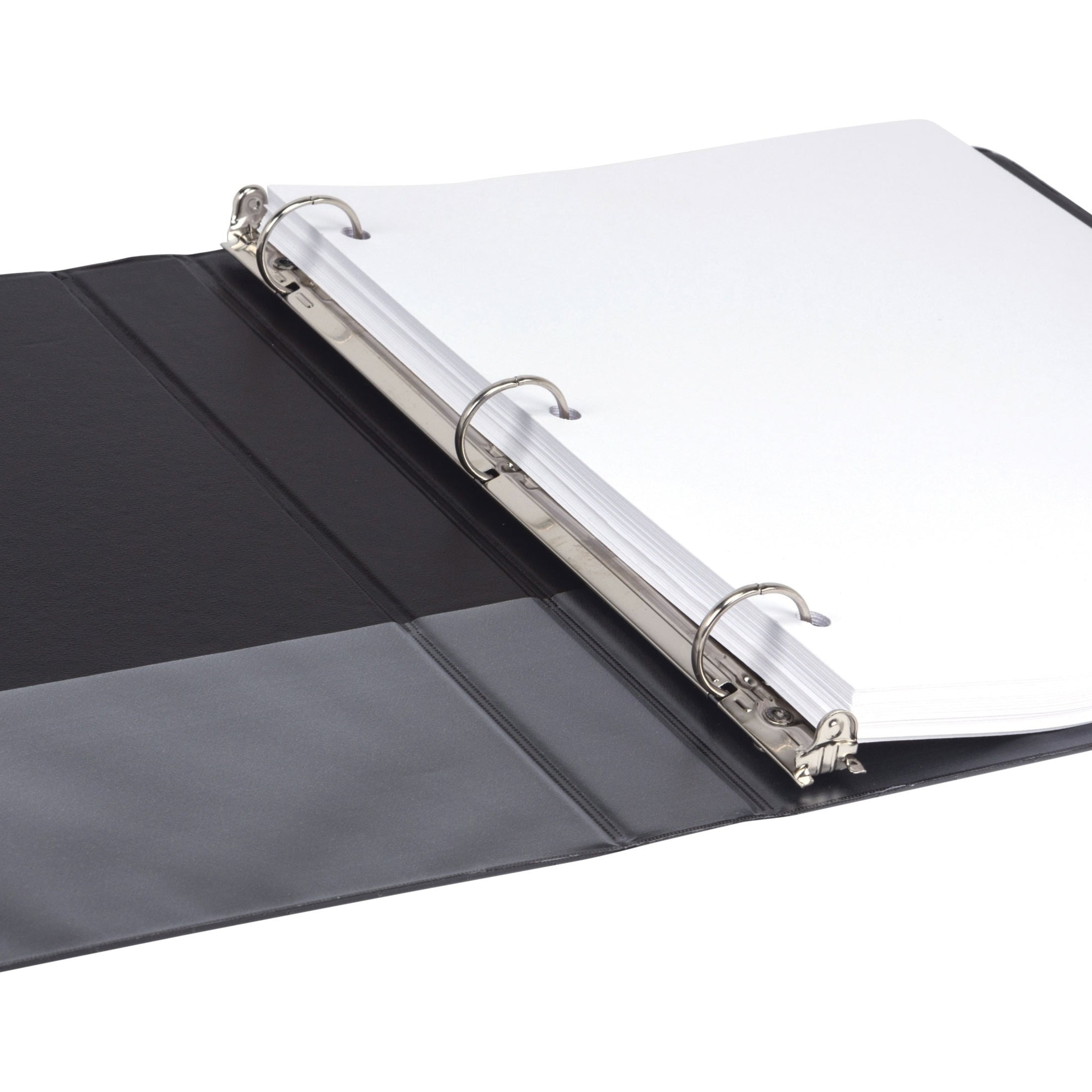 Samsill Durable 1 Inch Round Ring View Binder - Black 8 Pack, Black, Clear, 8 / Pack (Quantity)