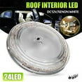 12V Led Roof Ceiling Interior Light Camper Van Boat Bus Caravan Dome White Lamp