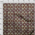 thumbnail image 3 of oneOone Viscose Chiffon Brown Fabric Circle Craft Projects Decor Fabric Printed By The Yard 42 Inch Wide, 3 of 4