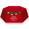 thumbnail image 2 of Feliz árbol de Navidad Collar Copos de nieve Anillo de Navidad Fiesta Interior Exterior Falda de piso Festival Decoración Artesanía Regalo Nuevo 002 Inevent HA009061-02, 2 of 6