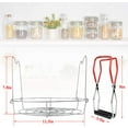 Stainless Steel Canning Rack, Canning Rack 11" with Tongs. Canning Rack