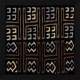 thumbnail image 2 of Ellie Roberts 12x12 Black Modern Wood Framed Wall Art Titled - Mudcloth IV, 2 of 6