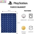 thumbnail image 3 of Playstation Officially Licensed Fleece Blanket | Game Controller Design Super, 3 of 7